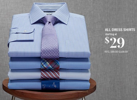 All Dress Shirts Starting at $29
