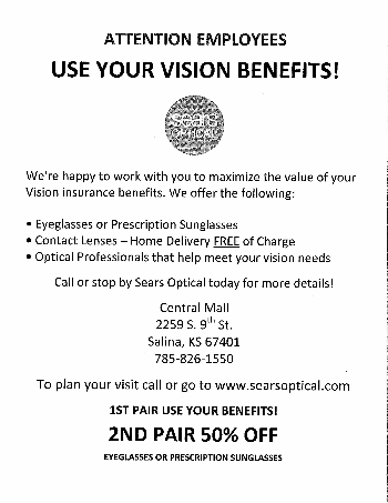 Use your vision benefits!
