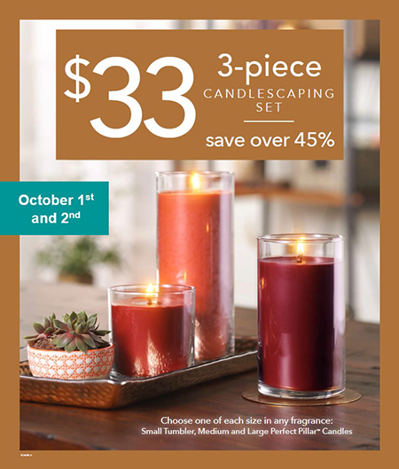 3-Piece Candlescaping Set for $33!