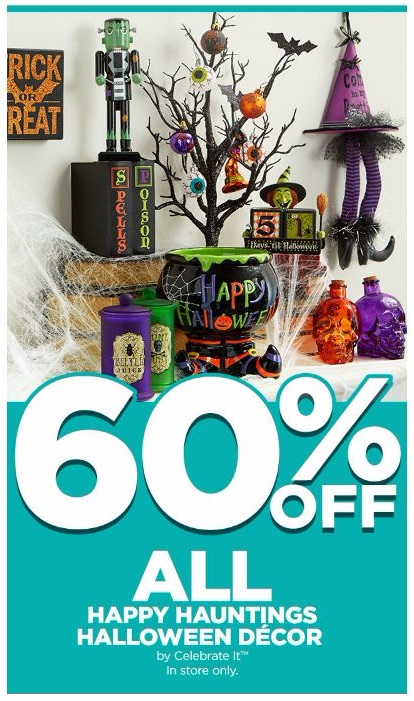 60% Off All Happy Hauntings Halloween Décor