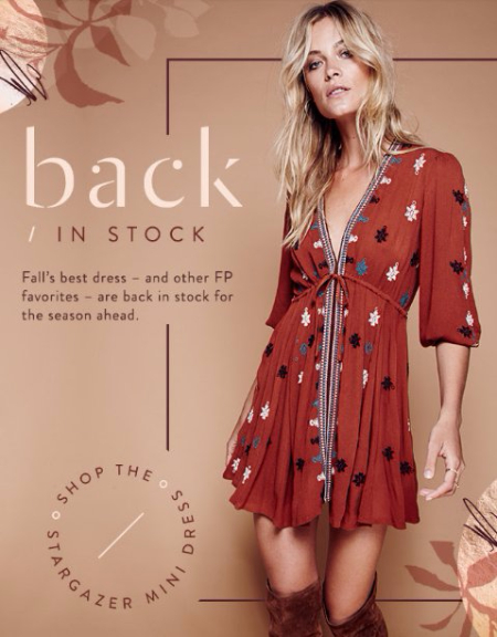 The Stargazer Mini Dress is Back