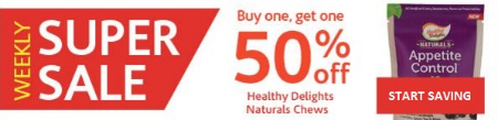 BOGO 50% Off Healthy Delights Naturals Chew