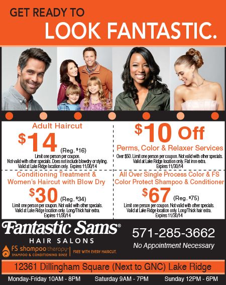 Fantastic sams coupons huntington wv