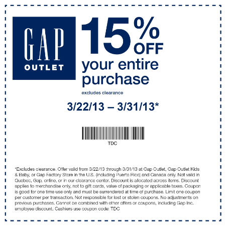 GAP Sale at GAP Factory Store