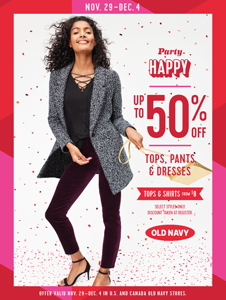 Up to 50% off Tops, Pants and Dresses
