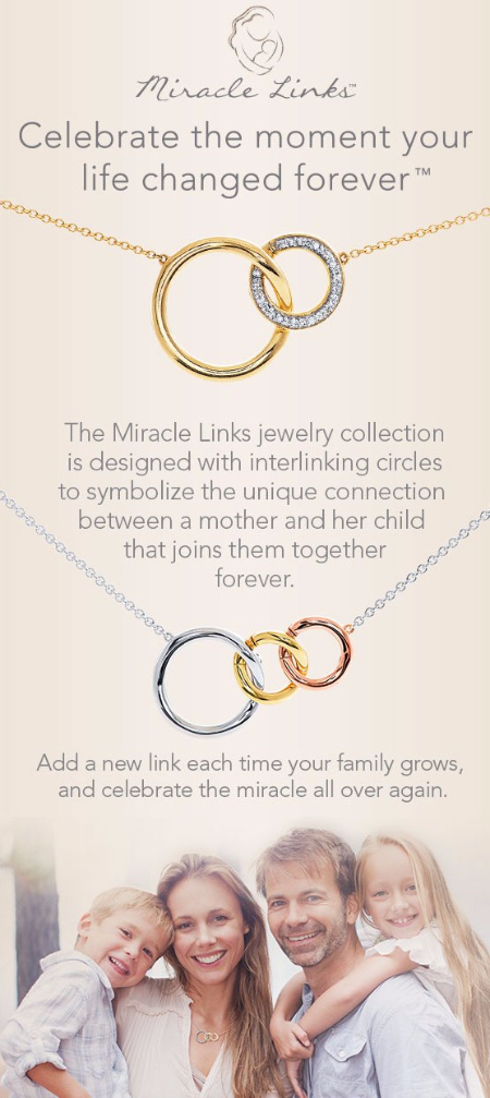 The Miracle Links Jewelry Collection is designed with interlinking ...