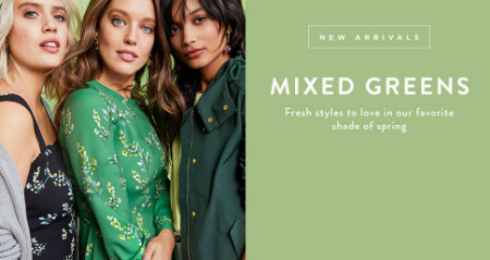 New Arrivals: Mixed Greens