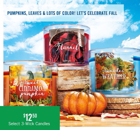 $12.50 3-Wick Candles