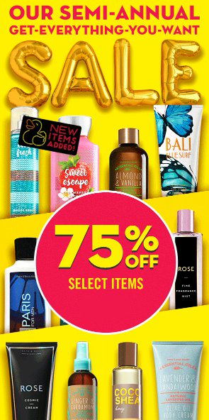 times square mall 75 off select items at bath body works 01 bath and body works near times square