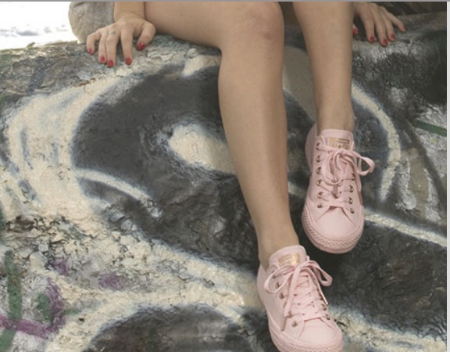 converse chuck taylor all star lo lux leather sneaker