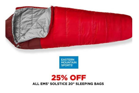 Mountain Farms 25 Off All Ems Solstice 20 Sleeping Bags Ends Sunday