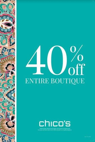 Chico's | 40% off Entire Store
