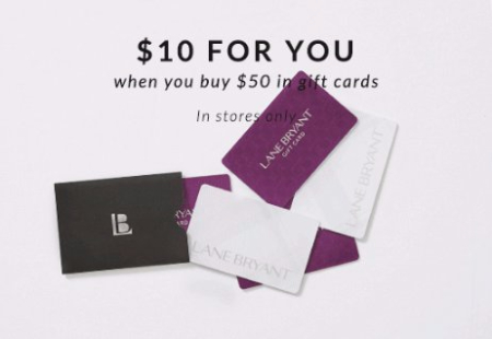 $10 For You When You Buy $50 in Gift Cards
