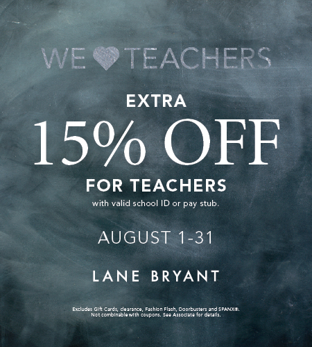 Lane Bryant | WE HEART TEACHERS!
