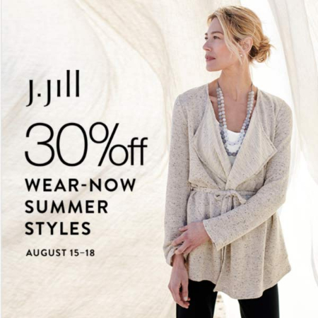 J. Jill | 30% off Wear-Now Summer Styles