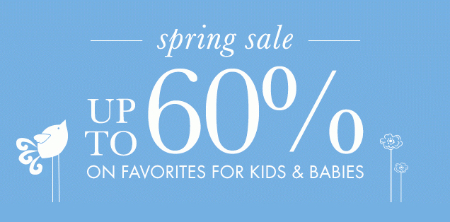Up to 60% Off Spring Sale at pottery barn kids