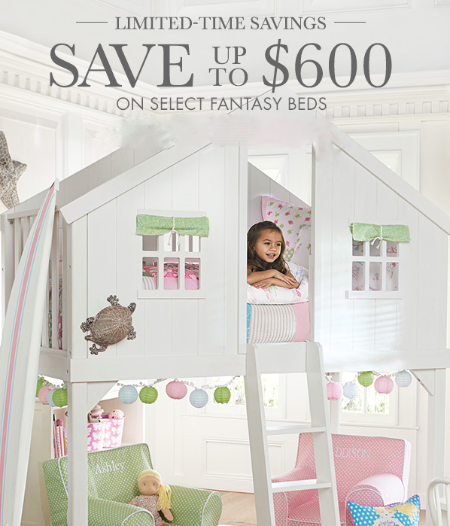 Up to $600 Off Beds We Love at pottery barn kids