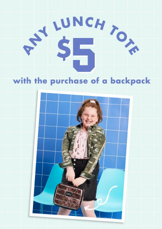 $5 Lunch Tote with a Backpack Purchase