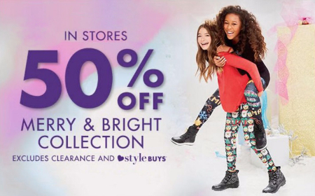 50% Off Merry & Bright Collection