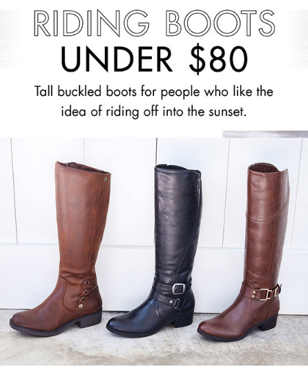 DSW Shoe Warehouse | Riding Boots Under $80
