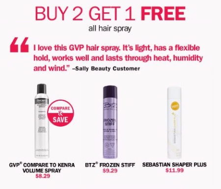 B2G1 Free All Hair Spray