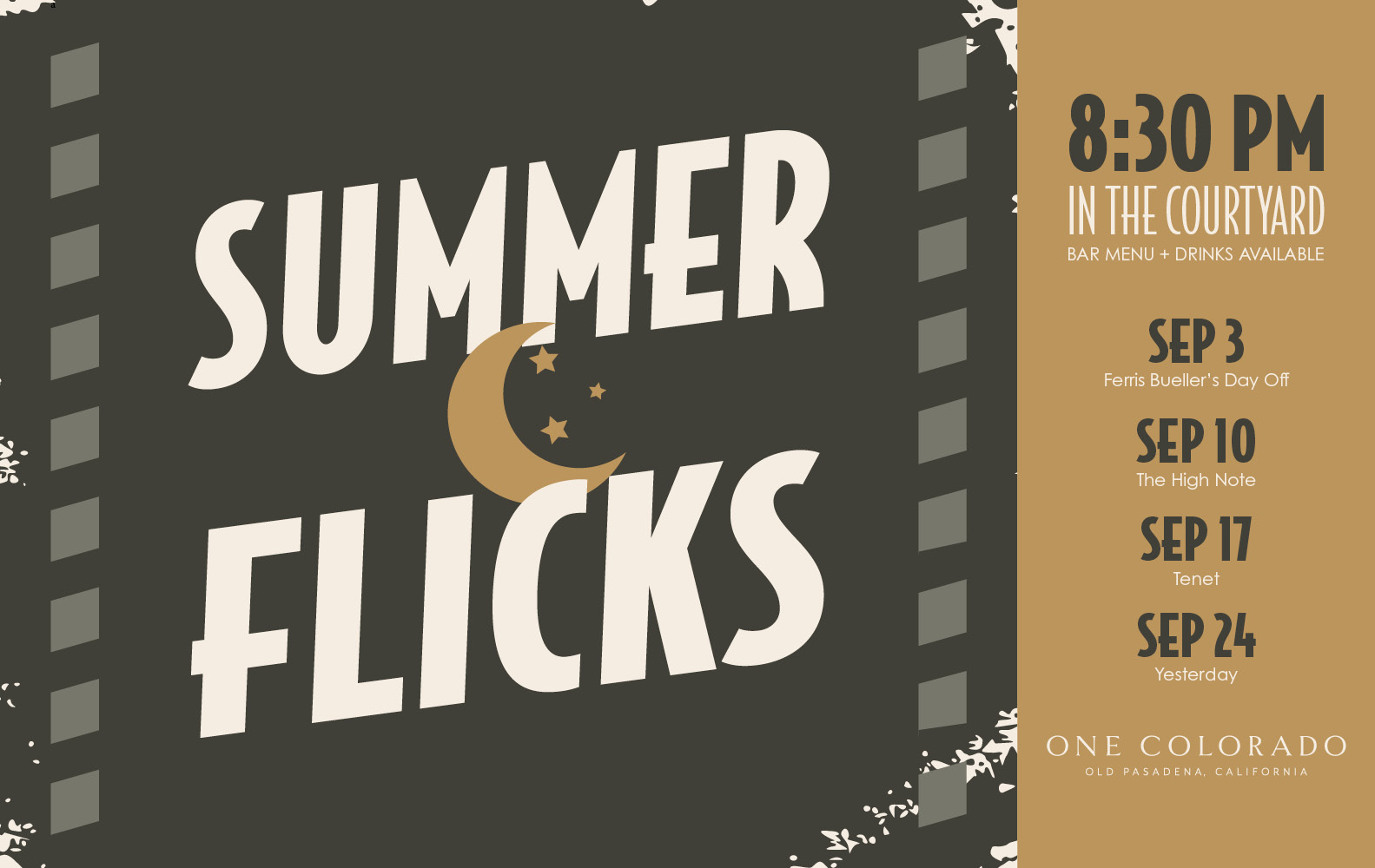 Summer Flicks at one colorado