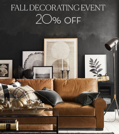 Victoria Gardens 20 Off Fall Decorating Event Pottery Barn Pottery Barn 20 Off Fall Decorating Event
