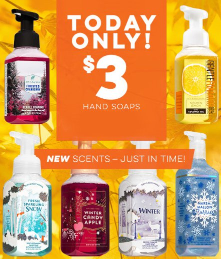 Boulevard Mall 3 Hand Soaps Bath Body Works Bath Body Works 3 Hand Soaps