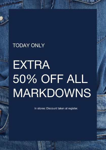 gap extra discount